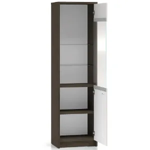 Obrazek Witryna Avante 02 Dąb Windmill Dark/Cashmere