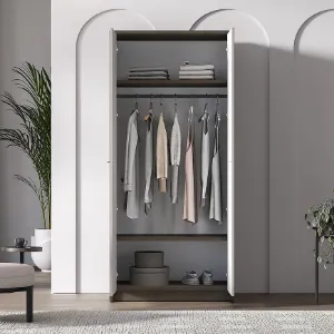 Obrazek Szafa Avante 01 Dąb Windmill Dark/Cashmere