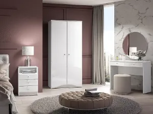 Obrazek Szafa Glamour 08 Biały Połysk