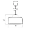 Obrazek Lampa AFIRRO 01 66377 PAPIER LW1