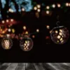 Obrazek Girlanda Solarna EKO1459 Black