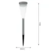 Obrazek Lampa solarna PATYK 38CM EKO0607