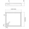 Obrazek Brodzik prostokątny Astrix 90x120 AQM4747
