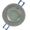 Obrazek Lampa LED oczko srebrny szczotkowany okrągły