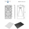 Obrazek Brodzik prostokątny Vexo 180x90 biały