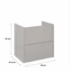 Obrazek Szafka Cetina 60 2S Fume Matt