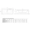 Obrazek Wanna Pryzmat Slim 170x75