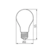 Obrazek Żarówka LED EM 10W A60 E27 4200K