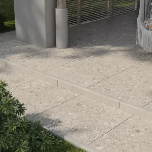 Obrazek Płytka tarasowa Terrazzo Stone Warm Beige 20 mm 59,3/59,3 Rekt.