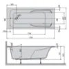 Obrazek Wanna WP/MO 80X170 BIEW+STW