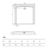Obrazek Brodzik Forma Compakt 800X800X110 BREX.FOR08WHC