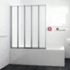 Obrazek Parawan wannowy Idea 120x140 chrom