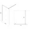 Obrazek Ścianka WALK-IN MIST 100X195 nadruk