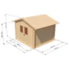 Obrazek Domek ogrodowy Ben II 3x3 m