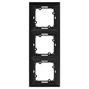Ramka potrójna POLA black 33211