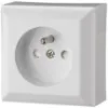 Obrazek Gniazdo pojedyncze Z/U IP20 GAO white 20455