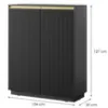 Obrazek Komoda Royal Kw103 Czarny