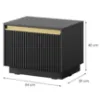 Obrazek Szafka Nocna Royal S54 Czarny