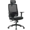 Obrazek Fotel Popstar Mesh Lux czarny