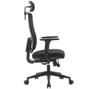 Obrazek Fotel Popstar Mesh Lux czarny