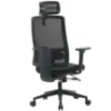 Obrazek Fotel Popstar Mesh Lux czarny