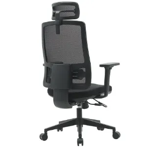 Obrazek Fotel Popstar Mesh Lux czarny