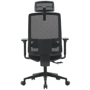 Obrazek Fotel Popstar Mesh Lux czarny