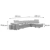 Obrazek Narożnik Positano 2XPUFA+B+1+2F+R+1+OTM Antology 15 SZ