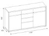 Obrazek Komoda Shetland 2D-6S TYP 41