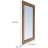 Obrazek Lustro Vemo Wiszące Pion Craft