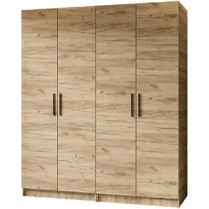 Szafa X2 Gold 2d Dąb Craft Złoty/Dąb Craft Złoty