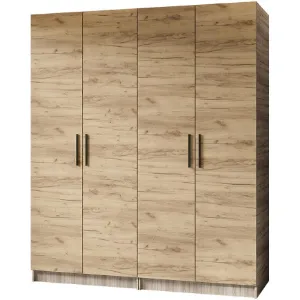 Szafa X2 Gold 2d Dąb Sonoma/Dąb Craft Złoty