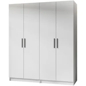 Szafa X2 Gold 2d Biały/Biały