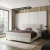 Obrazek Łóżko Wave z topperem 140x200 Manila 01/Tilia 03