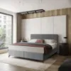 Obrazek Łóżko Wave z topperem 160x200 Manila 16/Tilia 90