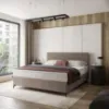 Obrazek Łóżko Wave z topperem 180x200 Manila 21/Tilia 17