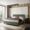 Obrazek Łóżko Wave z topperem 180x200 Manila 34/Tilia 37