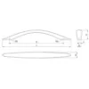 Obrazek Uchwyt meblowy A008-96-US26 Satyna