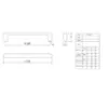 Obrazek Uchwyt meblowy U101-160 czarny