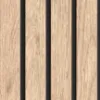 Obrazek Panel lamelowy Fronto V-BLACK Jasny Dąb 0,25x2,95M