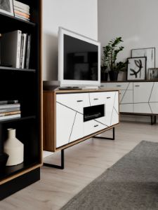 Obrazek Komoda RTV z szufladami Brolo Typ BROK01
