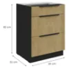 Obrazek Szafka Kuchenna Cremona Bl 60d 3s Bb