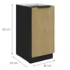 Obrazek Szafka Kuchenna Cremona Bl 40d 1f Bb
