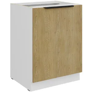 Obrazek Szafka Kuchenna Cremona Wh 60d 1f Bb