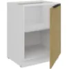 Obrazek Szafka Kuchenna Cremona Wh 60d 1f Bb
