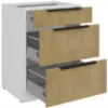 Obrazek Szafka Kuchenna Cremona Wh 60d 3s Bb