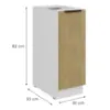 Obrazek Szafka Kuchenna Cremona Wh 30d Cargo Bb