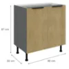 Obrazek Szafka Kuchenna Cremona Ant 80d 2f Bb