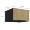 Obrazek Szafka Kuchenna Cremona Bl 60 Nagu-36 1f