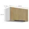 Obrazek Szafka Kuchenna Cremona Wh 60gu-36 1f